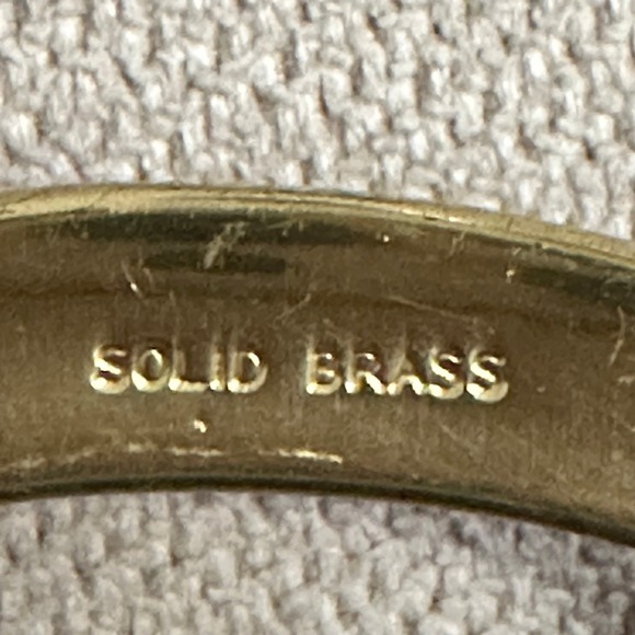 J.Crew Woven Leather Brass Buckle D-Ring Belt Brown Size M Vintage 90s Prep